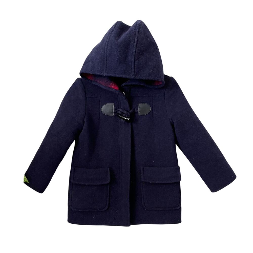 Zara Navy Wool Felt Jacket - 4